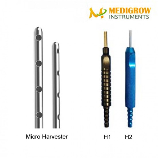 Micro Harvester fix handle cannula