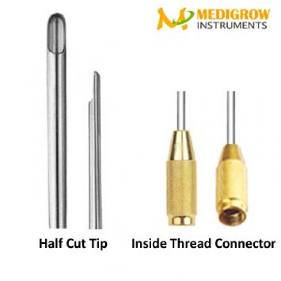 Half Cut Tip Liposuction Cannula 