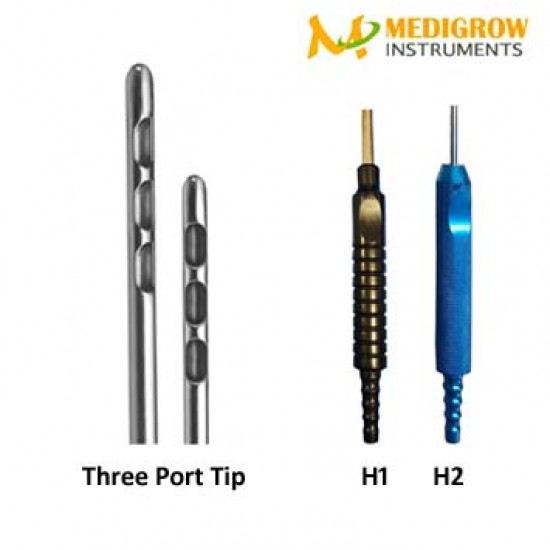 Three Port Harvester Aluminum Fix Handle Cannula