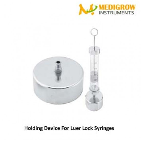 Holding Device for Luer Lock Syringes 