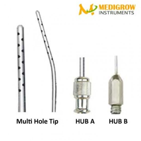 22 Hole Luer Lock Cannula