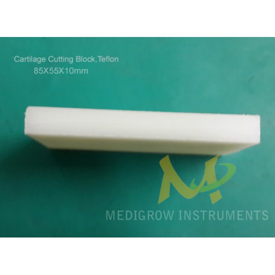 Cartilage Cutting Block,Teflon 85X55X10MM