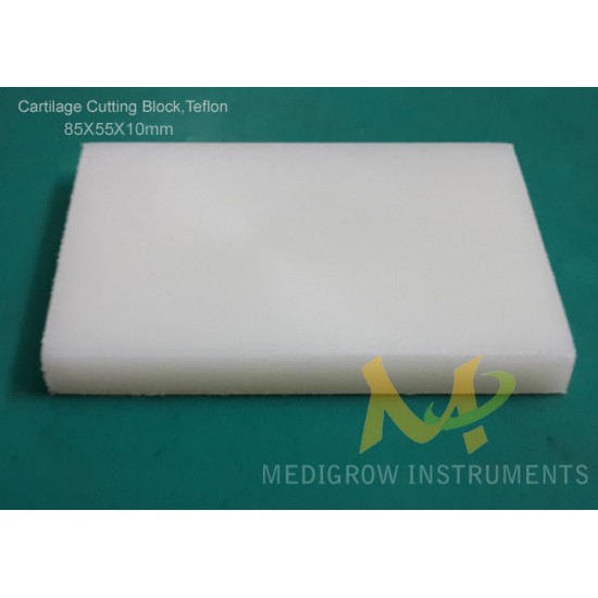 Cartilage Cutting Block,Teflon 85X55X10MM