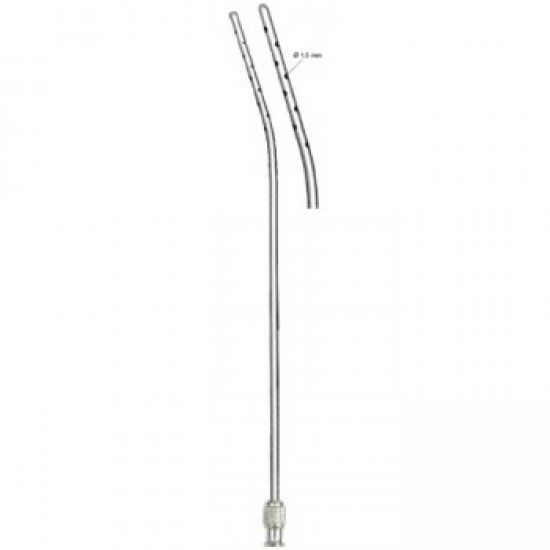 Luer Lock Cannula Curved  Tip