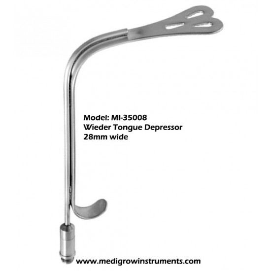 Fiber Optic Wieder Tongue Depressor 28mm wide