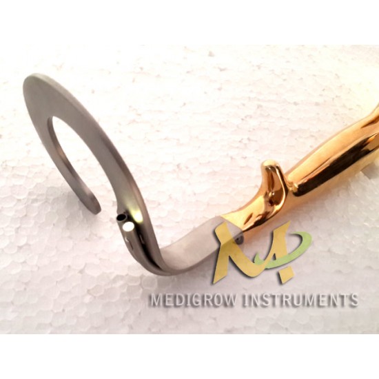 Fiber Optic C Circular Breast Retractor 