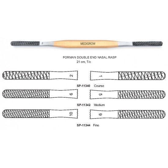 FORMAN DOUBLE END NASAL RASP T/c