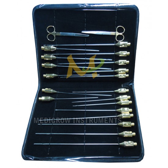 liposuction cannulas set of 26 PCs