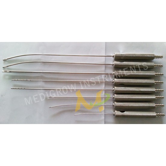 Fix Handle liposuction cannulas set of 8 PCs