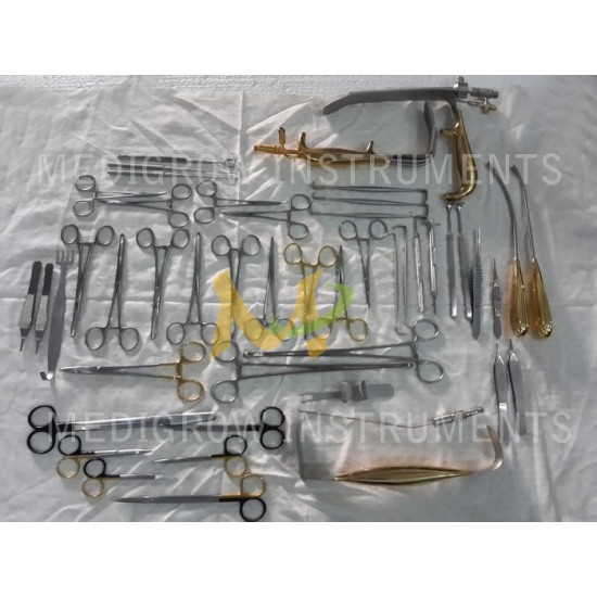 Plastic surgery instruments set